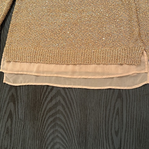 Alfani Gold Sparkly Sweater - Like new - Picture 7 of 7